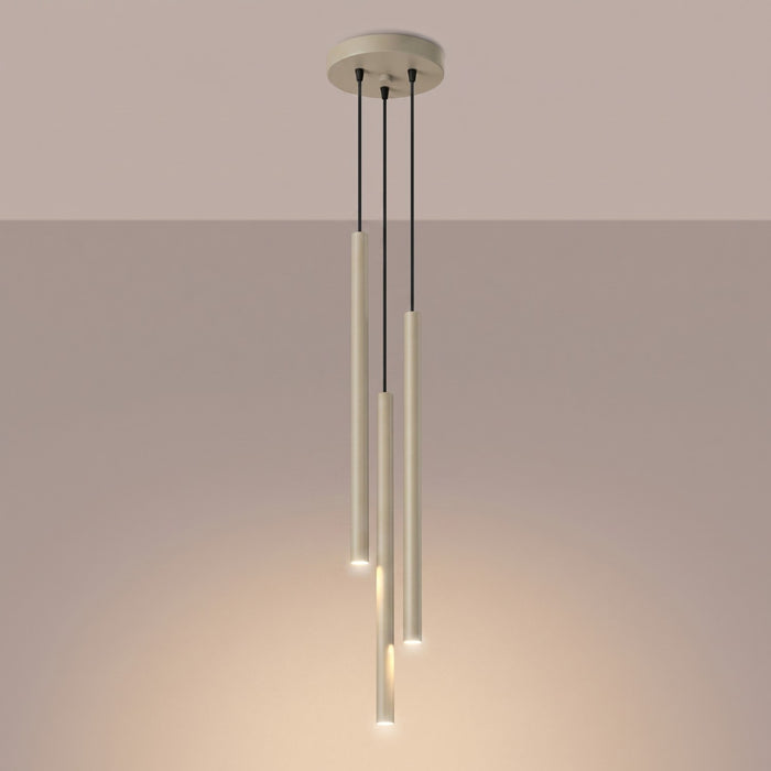 SOLLUX SL.2119 Lámpara colgante PASTELO 3P topo