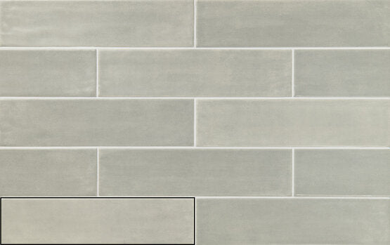 CARMEN A040526 ACQUARELLA GREY 7,5X30 Azulejo Esmaltado