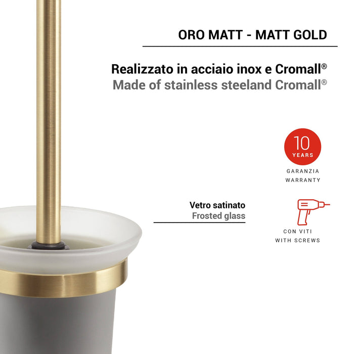 GEDY TN330388000 TONALE Escobillero Oro Mate