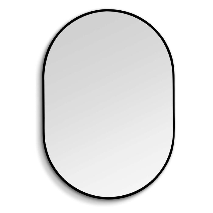 GEDY 30621400000 Espejo 60X85 cm con LED con Marco Negro Mate