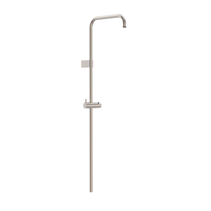 TRES 03463501AC OVER-WALL Long Shower Bar Adaptable to Wall-Mounted Thermostatic Faucet with Compatible Connection Steel Color