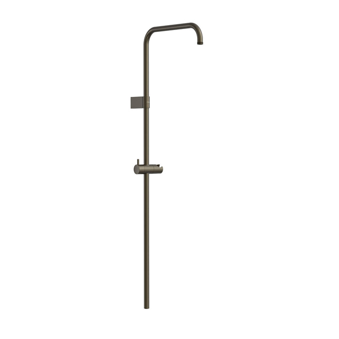 TRES 03463501KMB OVER-WALL Long Shower Bar Adaptable to Wall-Mounted Thermostatic Faucet with Compatible Connection Black Bronze Color