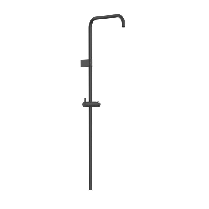 TRES 03463501NM OVER-WALL Long Shower Bar Adaptable to Wall-Mounted Thermostatic Faucet with Compatible Connection Matte Black Color