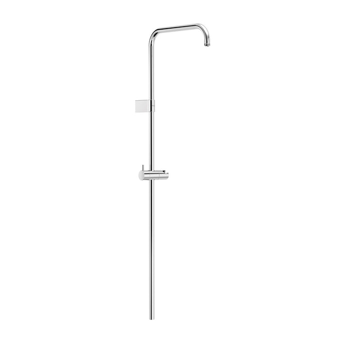 TRES 03463501 OVER-WALL Long Shower Bar Adaptable to Wall-Mounted Thermostatic Faucet with Compatible Connection Chrome Color