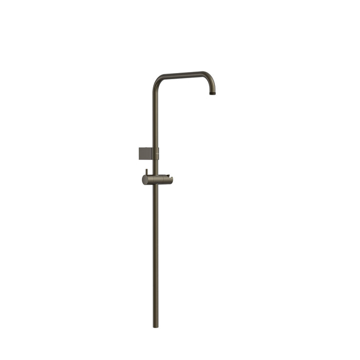 TRES 03463502KMB OVER-WALL Shower Bar Adaptable to Wall Thermostatic Faucet with Compatible Connection Black Bronze Color