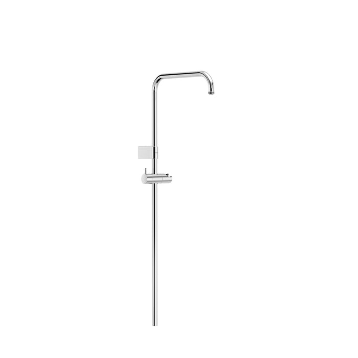 TRES 03463502 OVER-WALL Shower Bar Adaptable to Wall-Mounted Thermostatic Faucet with Compatible Connection Chrome Color