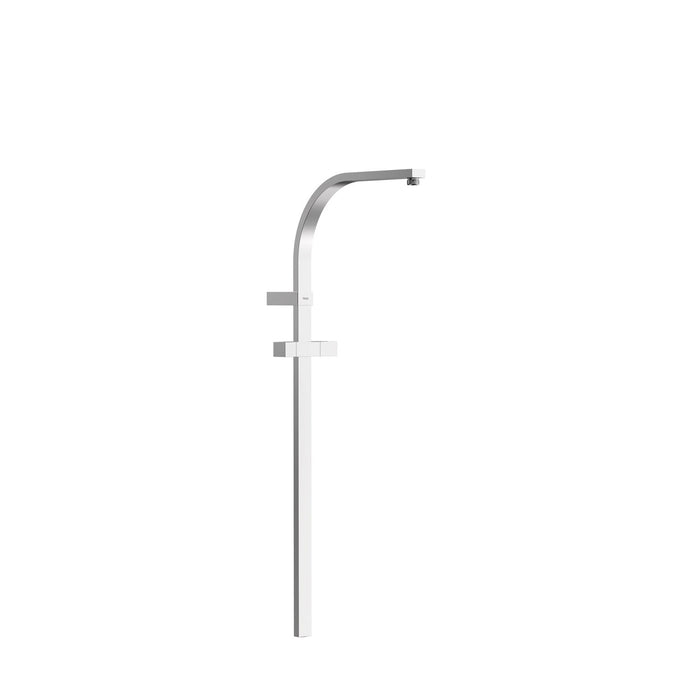 TRES 03463506 OVER-WALL Shower Bar Adaptable to Wall-Mounted Thermostatic Tap with Compatible Connection Chrome Color