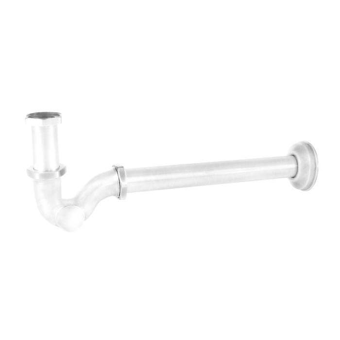 TRES 03463820BM Telescopic Siphon with Sink Register Matte White
