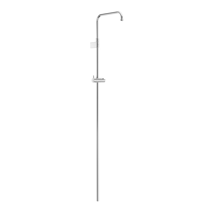 TRES 03464501 OVER-WALL Telescopic Shower Bar Adaptable to Wall-Mounted Thermostatic Faucet with Compatible Connection Chrome Color