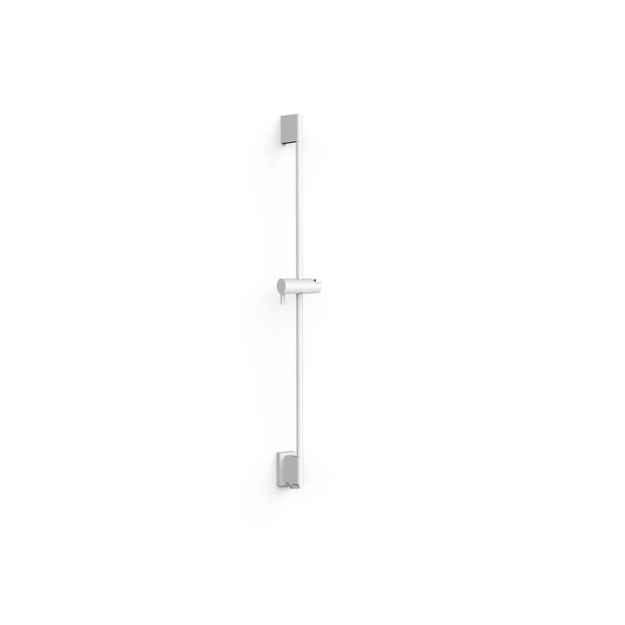 TRES 03493199BM SHOWER ACCESSORIES Sliding Bar for Shower with Wall Water Inlet Matte White Color