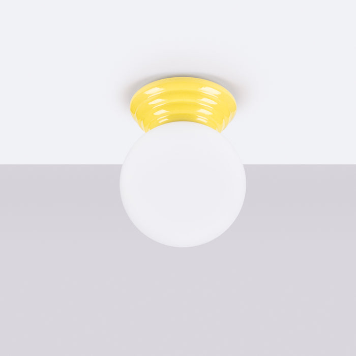 SOLLUX SL.1898 Lámpara de techo ZORI amarillo IP44 amarillo