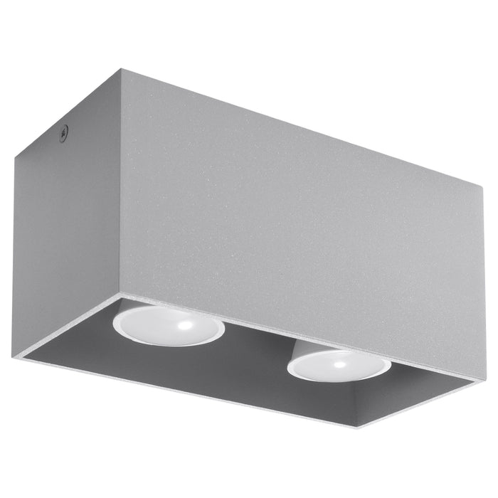 SOLLUX SL.0382 QUAD Gray Ceiling Lamp