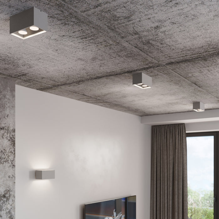 SOLLUX SL.0382 QUAD Gray Ceiling Lamp
