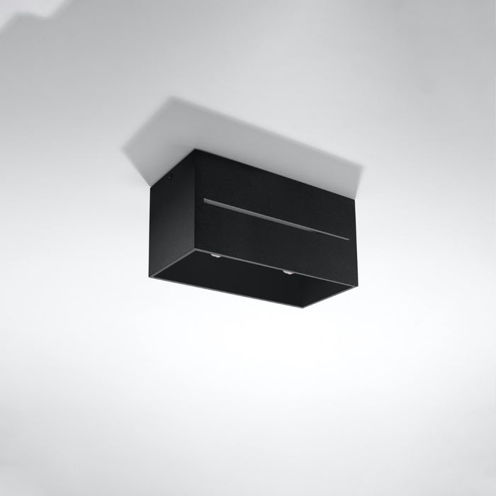 SOLLUX SL.0384 Ceiling Lamp LOBO 2 Black