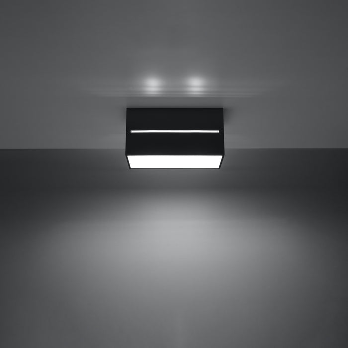 SOLLUX SL.0384 Ceiling Lamp LOBO 2 Black