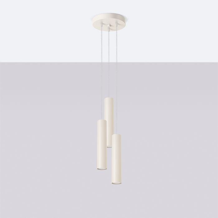 SOLLUX SL.1482 Lámpara colgante LAGOS 3P beige beige