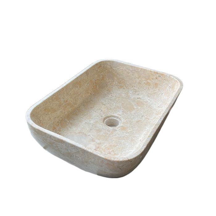 MOSAVIT RINCA Lavabo Sobre Encimera De Piedra Beige