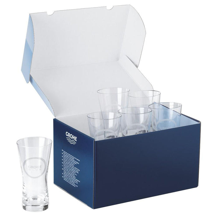GROHE 40 437 000 BLUE Glasses 6 Pc