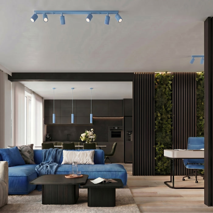 SOLLUX SL.2382 Plafón KARBON 4L azur