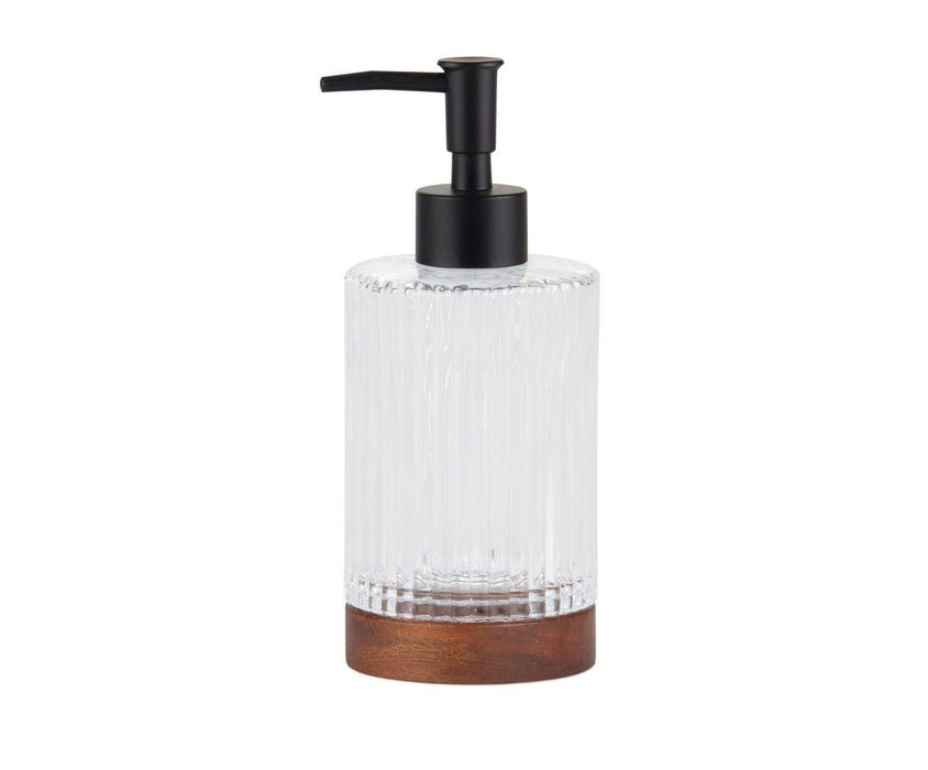 ANDREA HOUSE BA72024 Dispensador Baño Cristal Madera