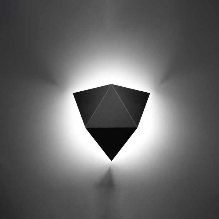 SOLLUX SL.0421 Aplique SOLIDO Negro