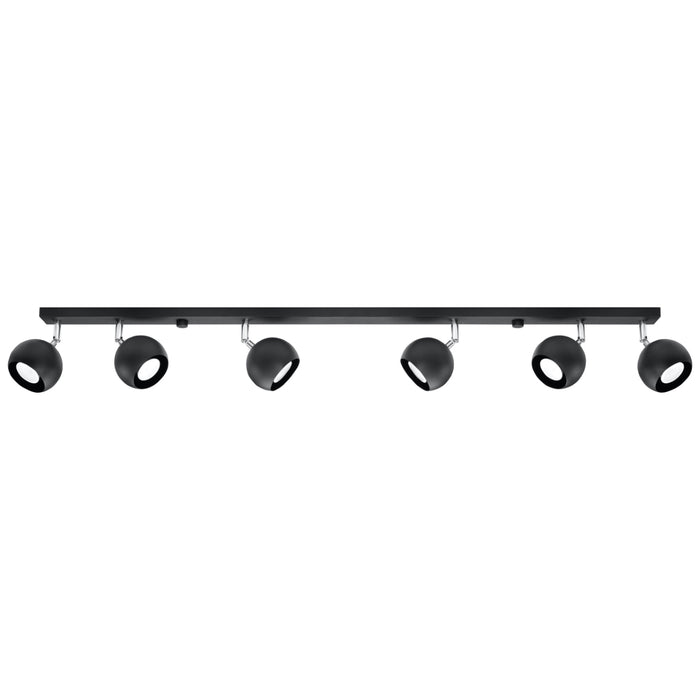SOLLUX SL.0448 Lámpara de Techo OCULARE 6L Negro