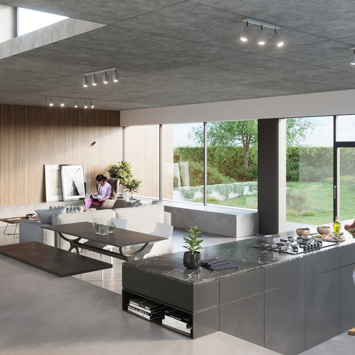 SOLLUX SL.0458 Lámpara de Techo MERIDA 4 Gris