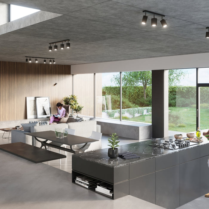 SOLLUX SL.0460 Lámpara de Techo MERIDA 6L Negro