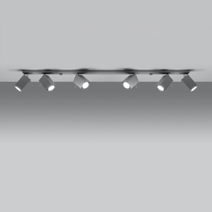SOLLUX SL.0462 Lámpara de Techo MERIDA 6L Gris
