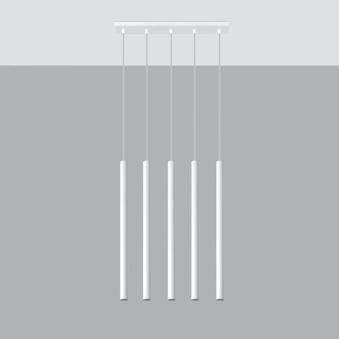 SOLLUX SL.0468 Lámpara Colgante PASTELO 5 Blanco