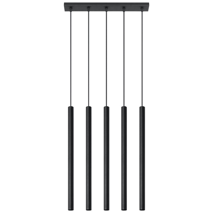 SOLLUX SL.0472 Lámpara Colgante PASTELO 5 Negro
