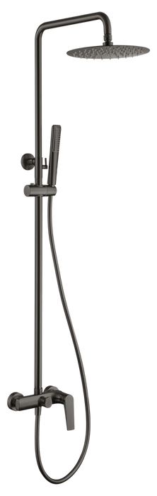 IMEX BDD055/BGM DELOS Conjunto Ducha Monomando Black Gun Metal