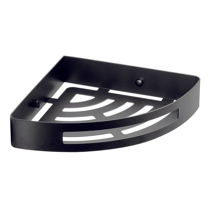 GEDY 24791400000 NERVA Portaobjetos Angular Negro Mate