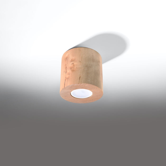SOLLUX SL.0492 ORBIS Ceiling Lamp Natural Wood
