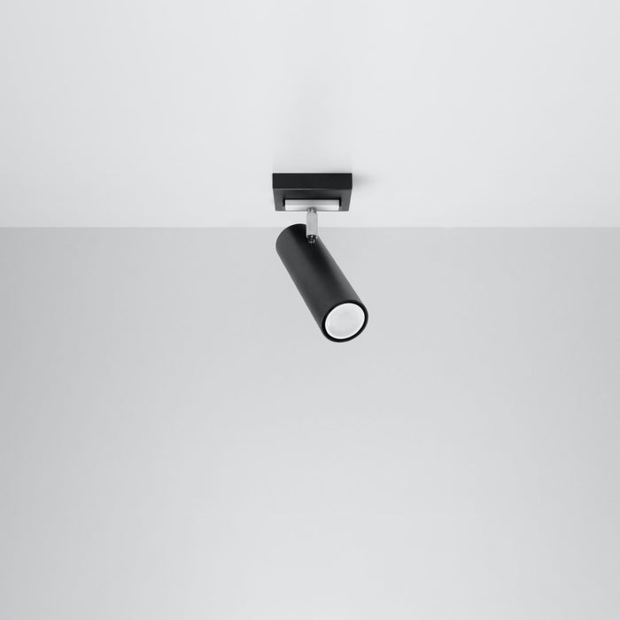 SOLLUX SL.0499 Ceiling Lamp DIREZIONE 1 Black