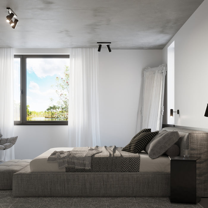 SOLLUX SL.0500 Ceiling Lamp DIREZIONE 2 Black