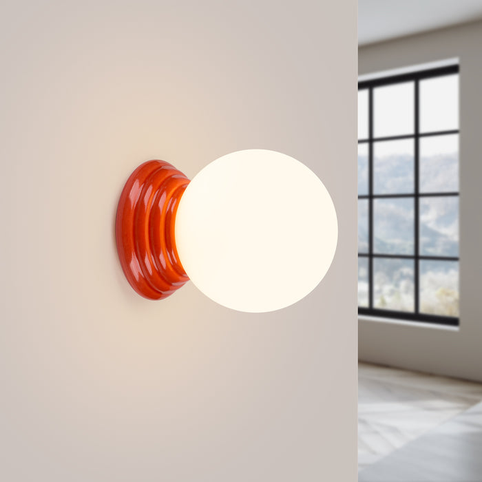 SOLLUX SL.1895 Aplique ZORI melocotón IP44 durazno