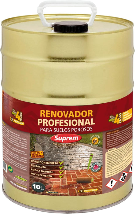 MONESTIR RENOVSUP10 SUPREM Renovador Profesional Para Suelos Porosos 10L