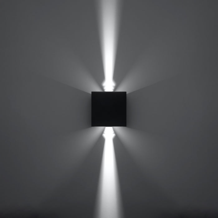 SOLLUX SL.0545 Aplique LUCA Negro LED IP54