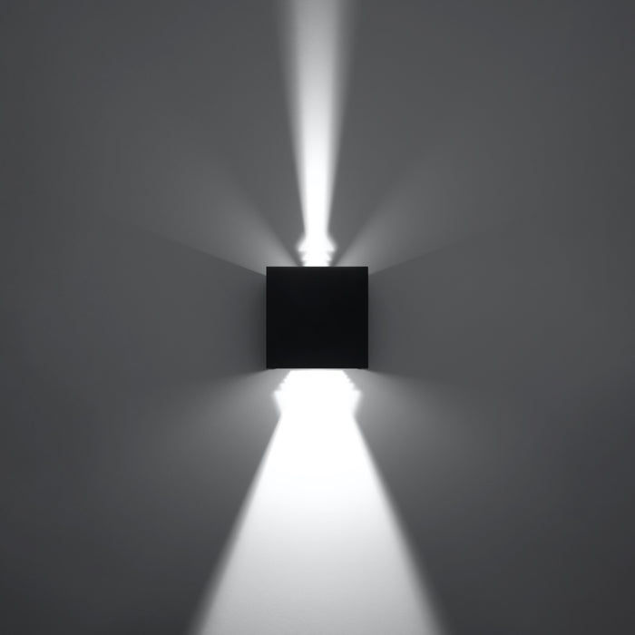 SOLLUX SL.0545 Aplique LUCA Negro LED IP54