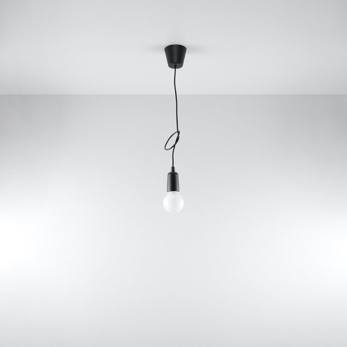 SOLLUX SL.0572 Pendant Lamp DIEGO 1 Black