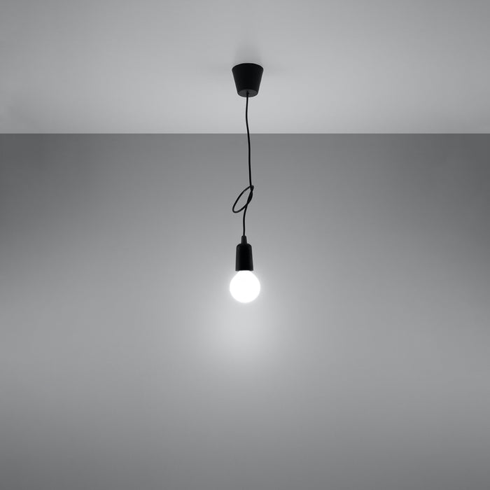 SOLLUX SL.0572 Pendant Lamp DIEGO 1 Black