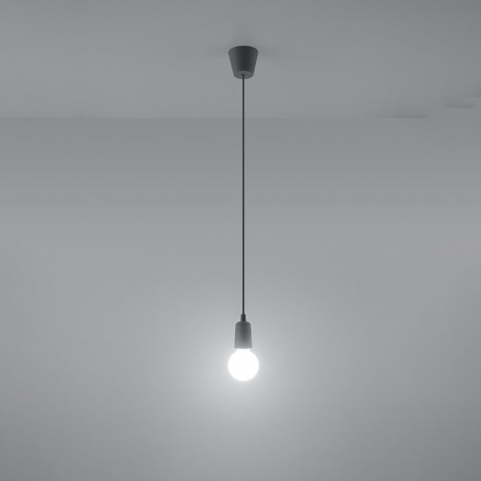 SOLLUX SL.0575 Pendant Lamp DIEGO 1 Gray