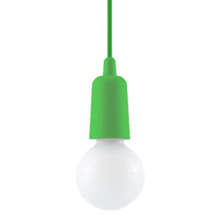 SOLLUX SL.0581 DIEGO 1 Green Pendant Lamp