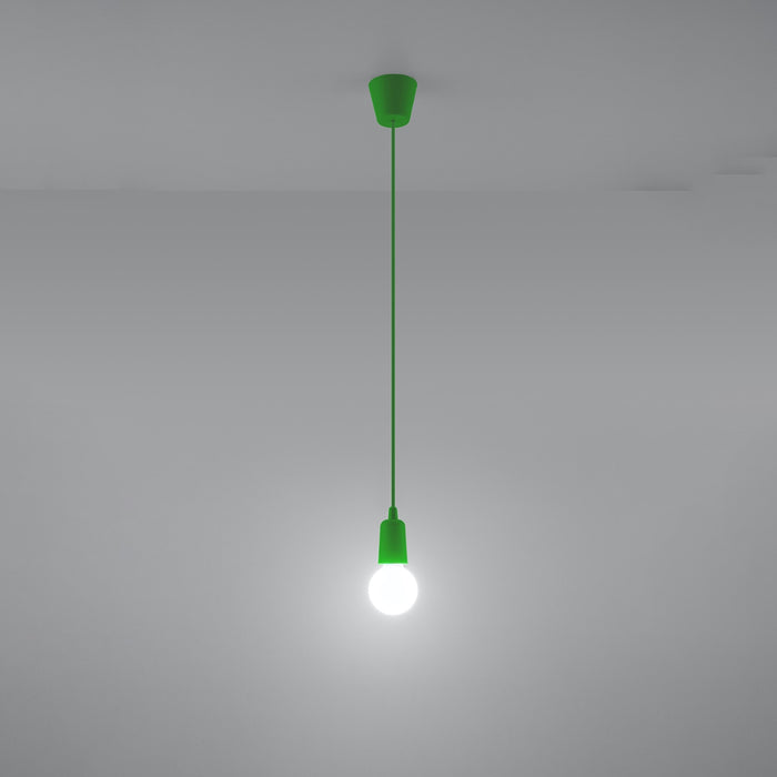 SOLLUX SL.0581 DIEGO 1 Green Pendant Lamp