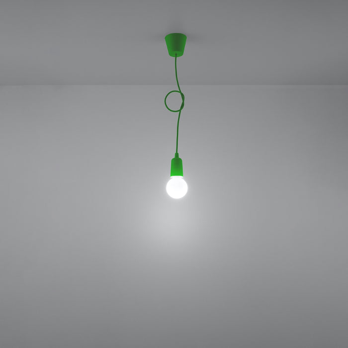 SOLLUX SL.0581 Lámpara Colgante DIEGO 1 Verde