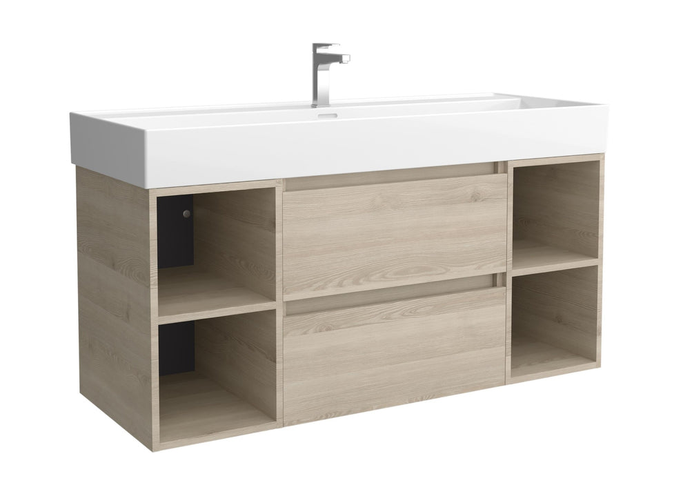 SALGAR 115874 BEQUIA PLUS Mueble de Baño 1 poza Porcelana 120cm Natural