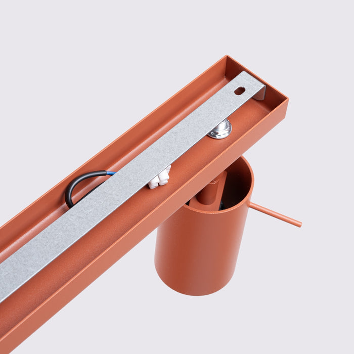 SOLLUX SL.1511 Plafón RING 6L rojo ocre ocre rojo