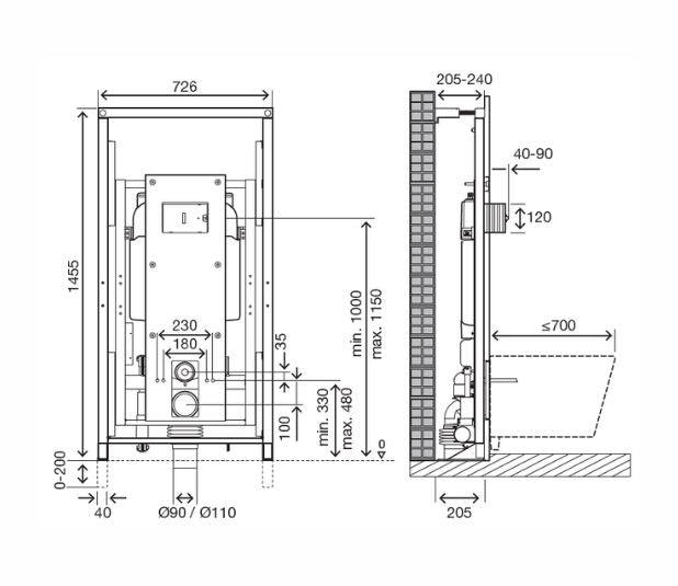 OLI 048159 EASY MOVE Estructura Ajustable OLI74 Plus