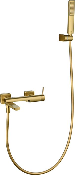 IMEX BDF065-4OC FIRENZE-SASSARI Monomando Baño/Ducha Oro Cepillado